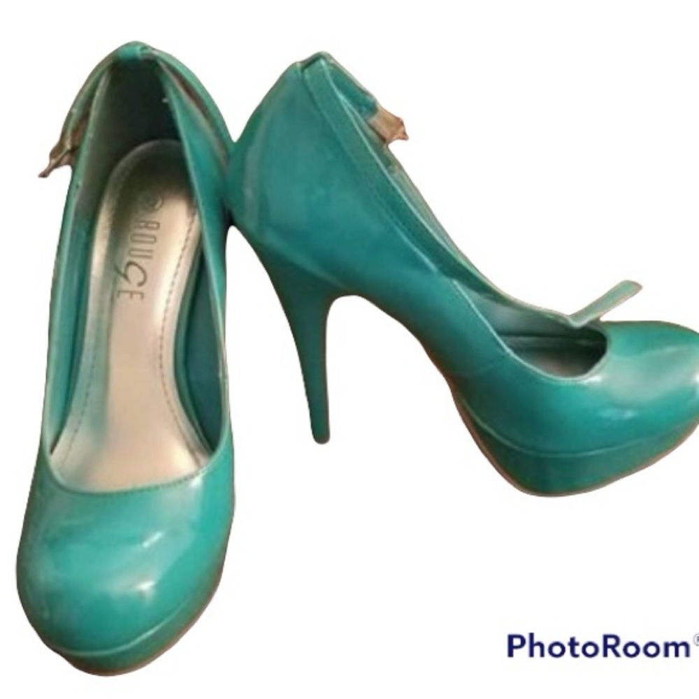 Turquoise High Heels